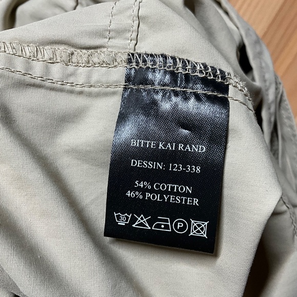 BITTE KAI RAND Cotton Blend Lightweight Joggers Oversize Tie Waist Side Pockets - Picture 9 of 10